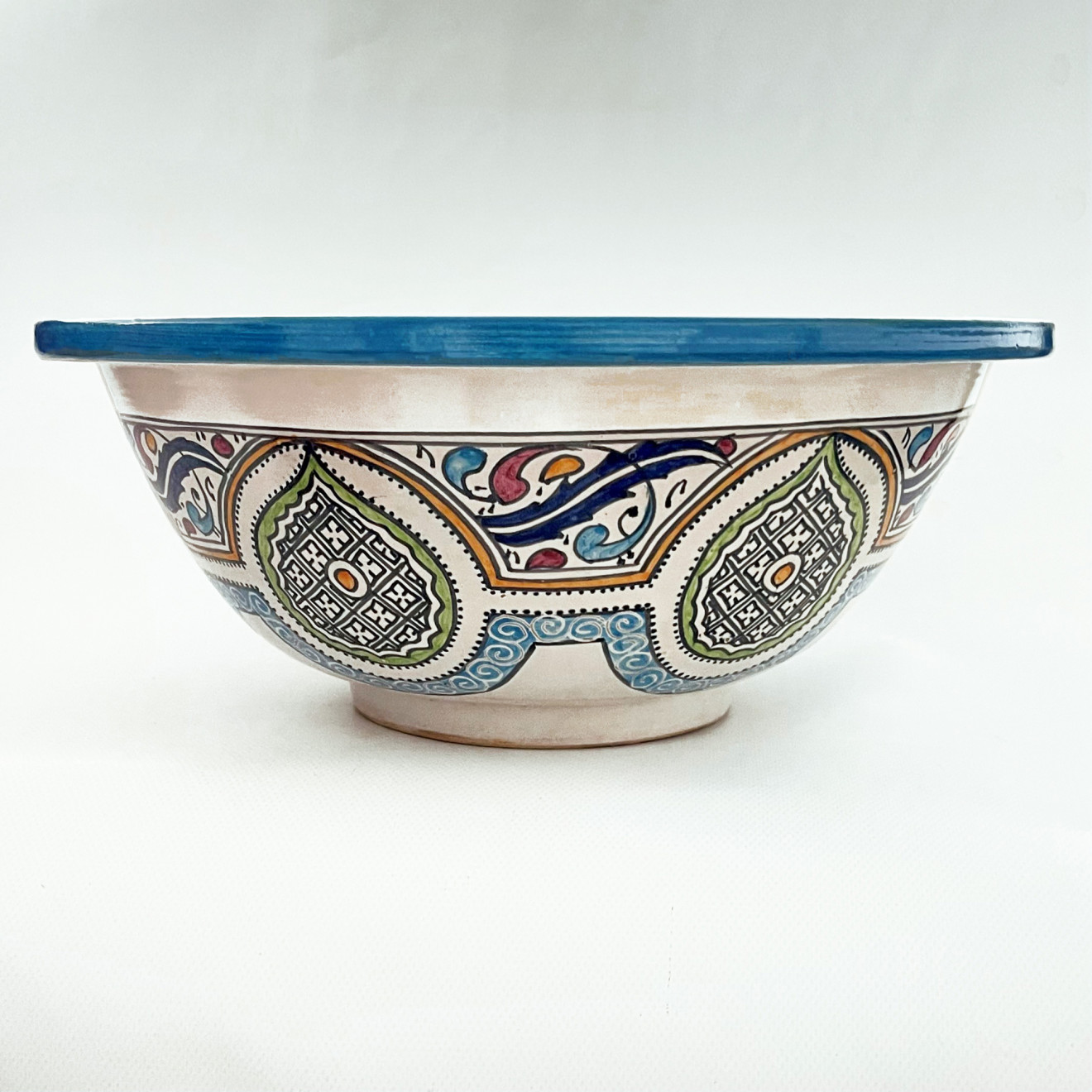 Orientalisches Waschbecken Rund MULTI-22 Ø40cm