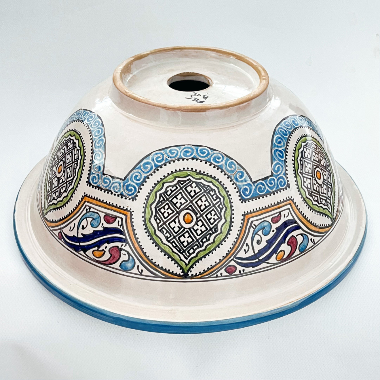 Orientalisches Waschbecken Rund MULTI-22 Ø40cm