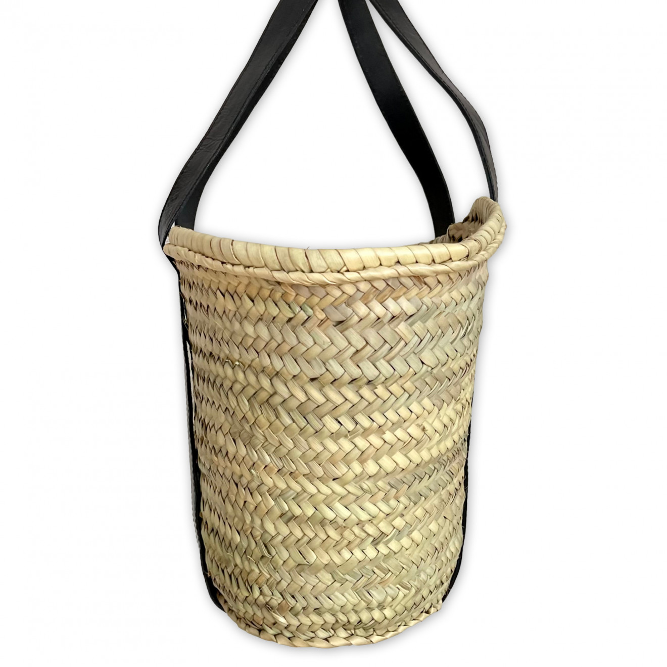Palmblatt-Tasche mit Leder IBIZA-2S
