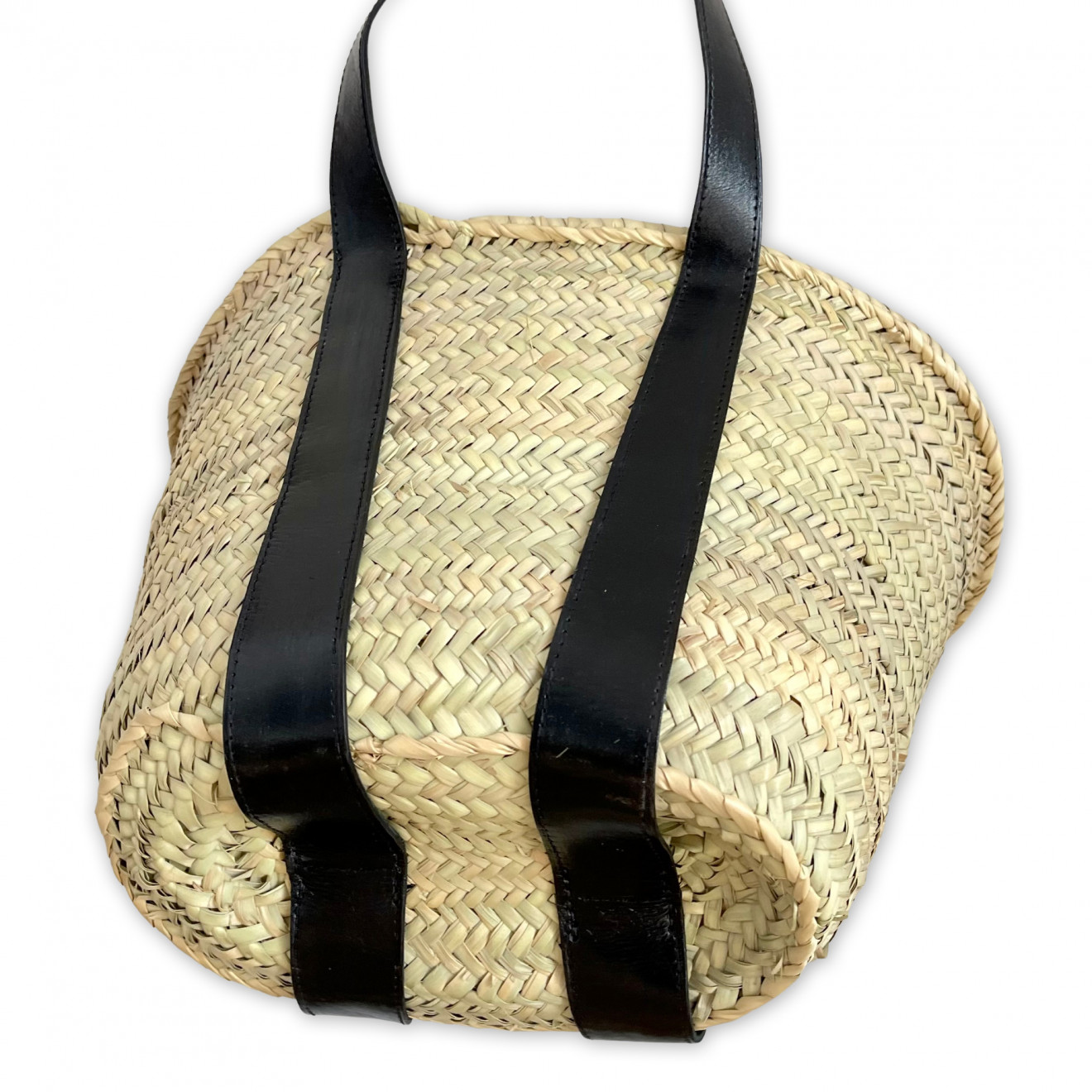 Palmblatt-Tasche mit Leder IBIZA-2S