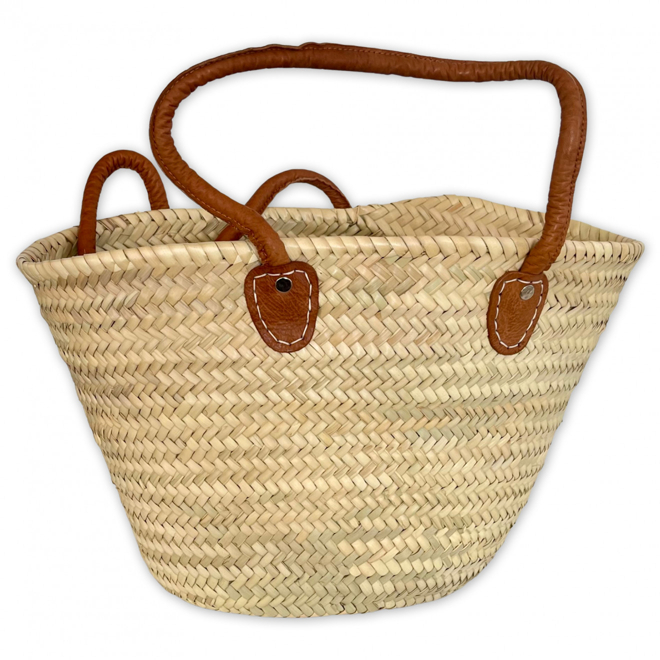 Palmtasche mit langen Ledergriffen BASIC-2