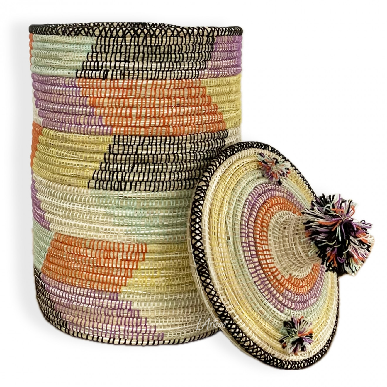 Handgefertigter Wäschekorb aus Marokko BELDI