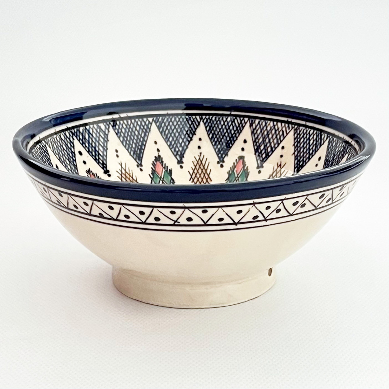 Marokkanische Keramikschale SAFI-5 Ø20 cm – handbemalt