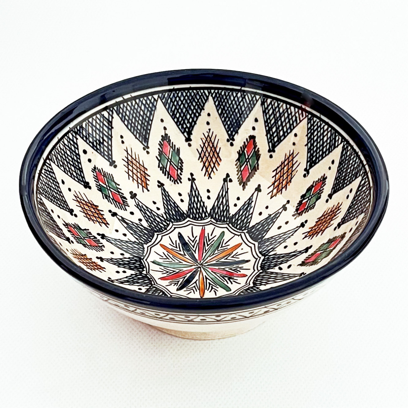 Marokkanische Keramikschale SAFI-5 Ø20 cm – handbemalt