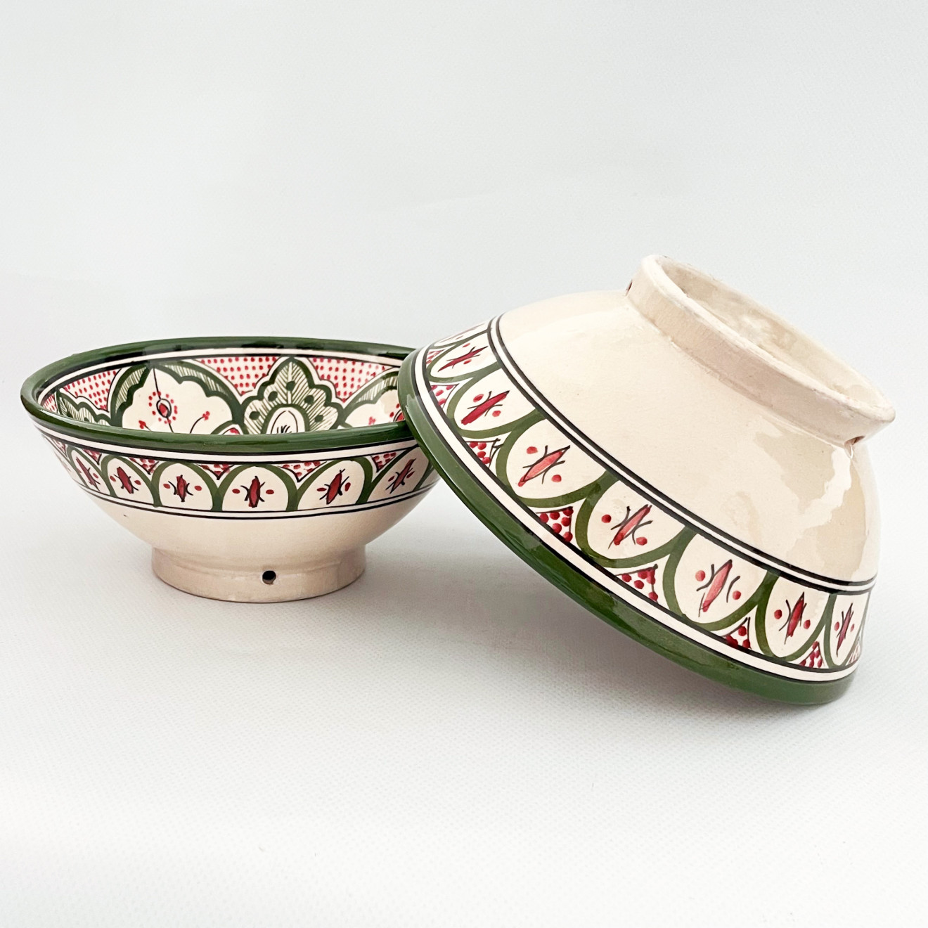 Marokkanische Keramikschale SAFI-3 Ø20 cm – handbemalt