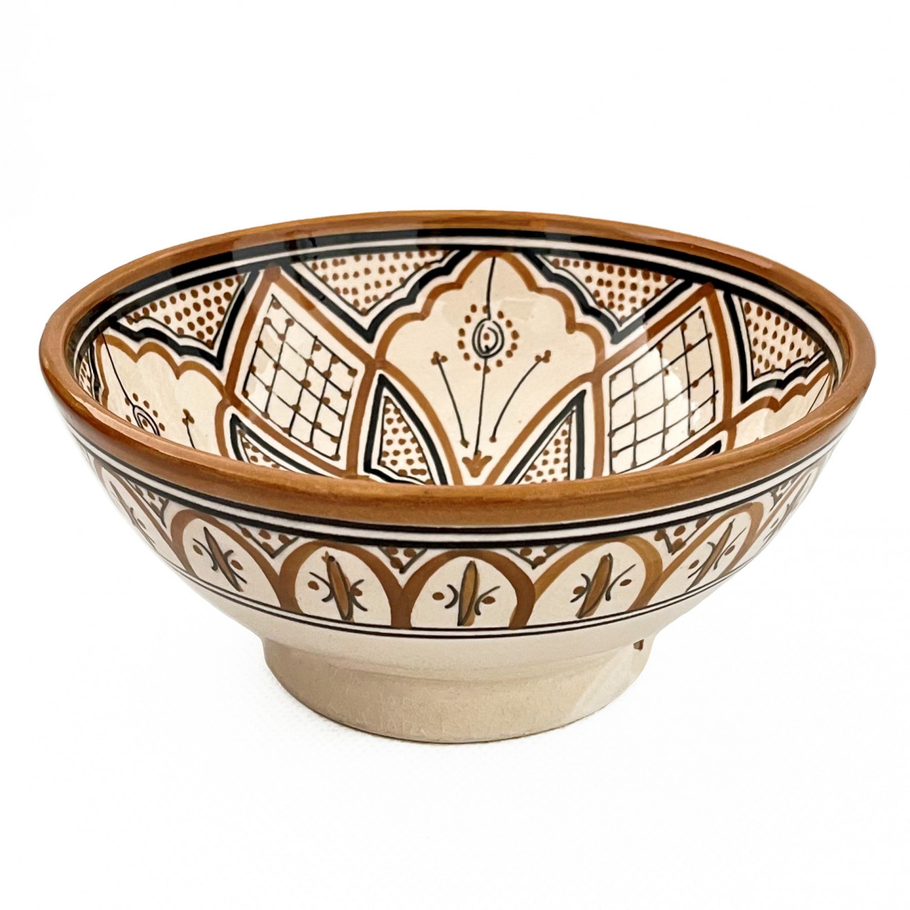 Marokkanische Keramikschale SAFI-6 Ø20 cm – handbemalt