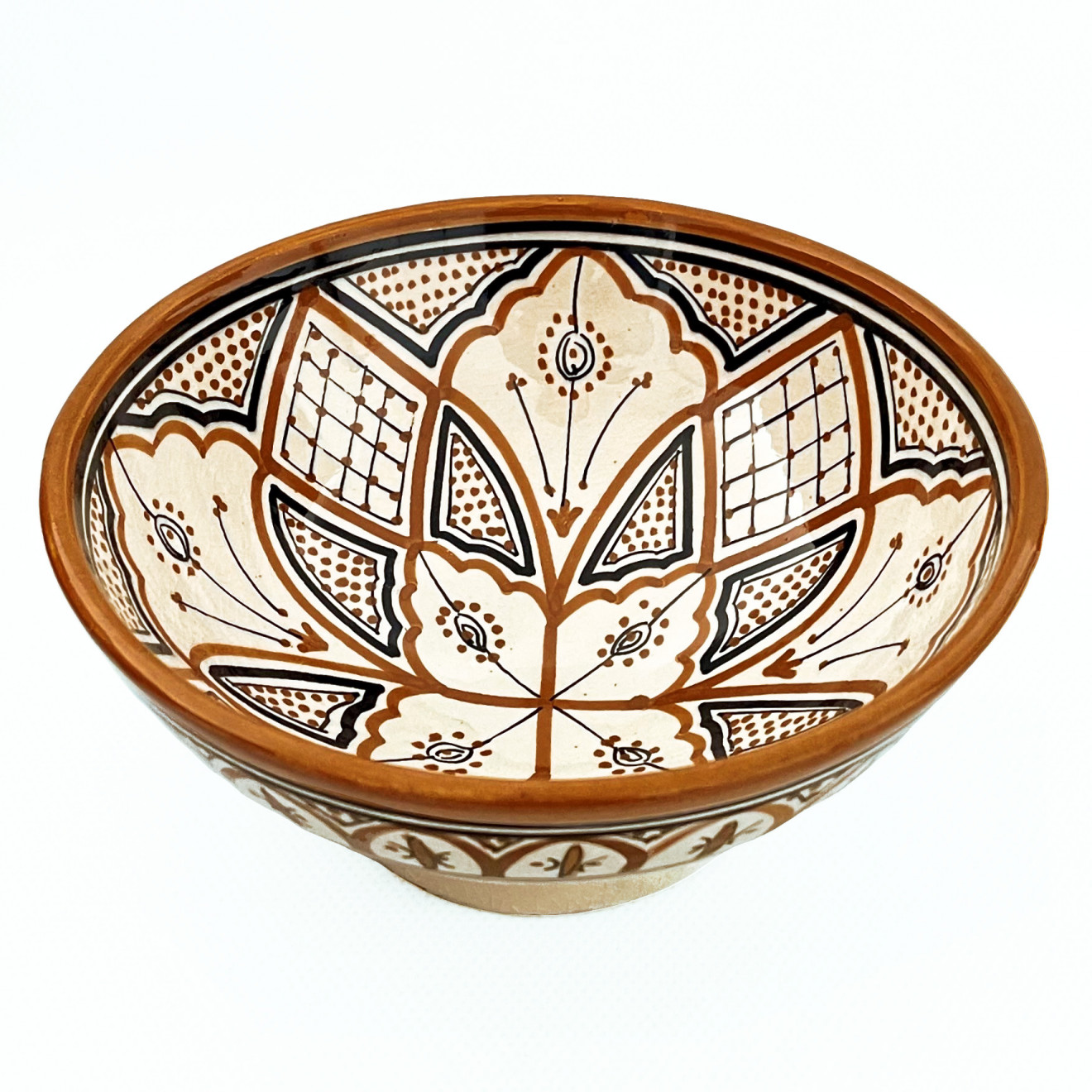 Marokkanische Keramikschale SAFI-6 Ø20 cm – handbemalt