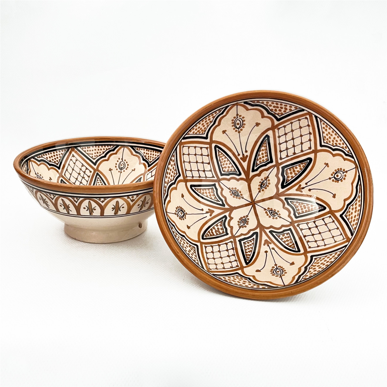 Marokkanische Keramikschale SAFI-6 Ø20 cm – handbemalt