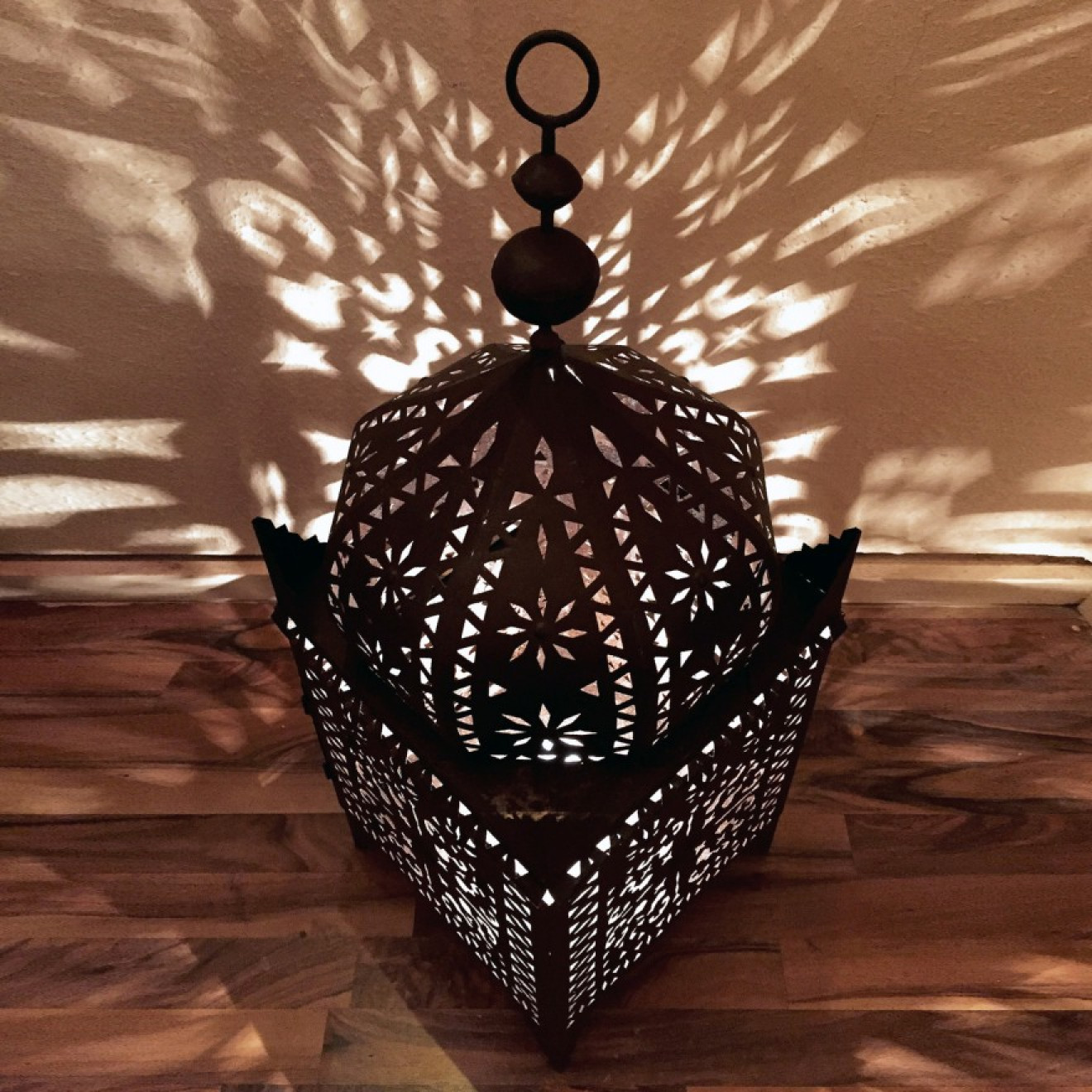 Orientalische Eisenlaterne JAMA H80cm