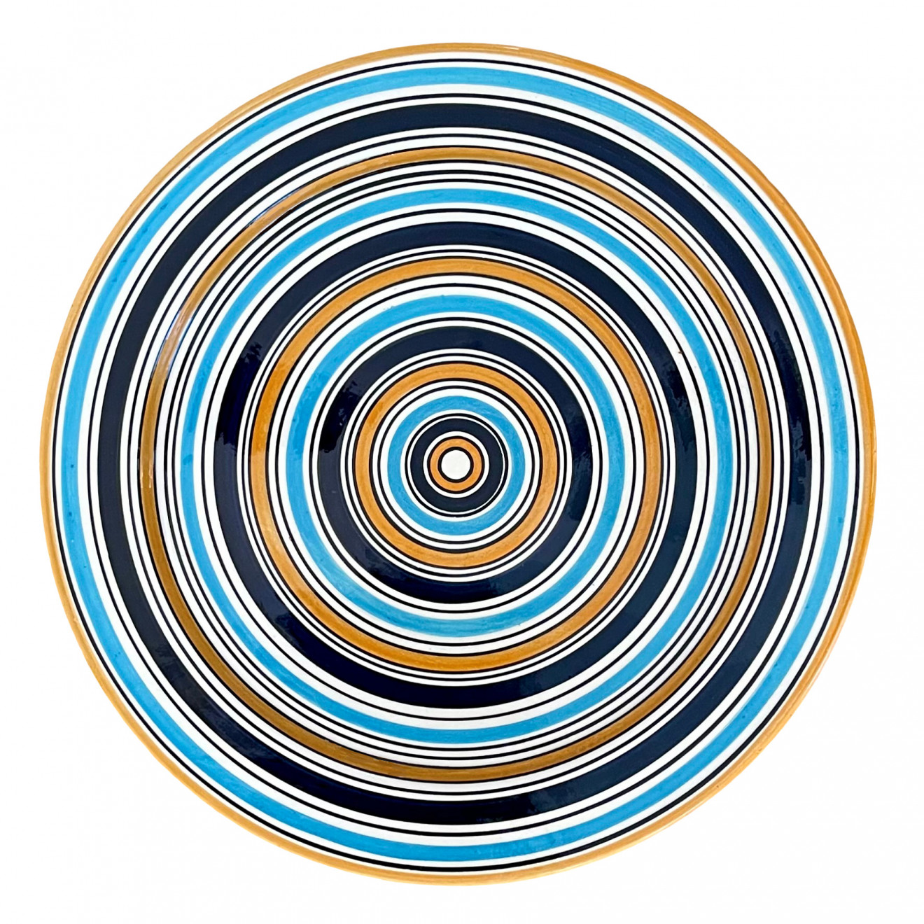 Handbemalte bunte Keramikschale TISIA Ø40 cm