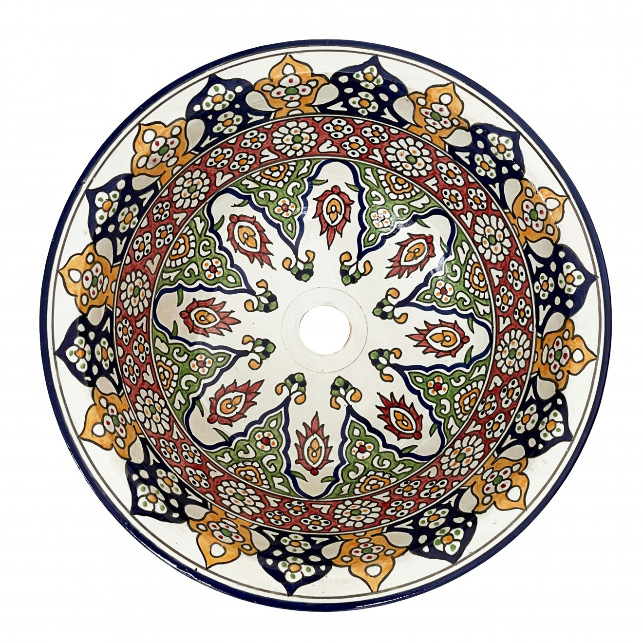 Marokkanische Waschschüssel BW-BLUME D40cm