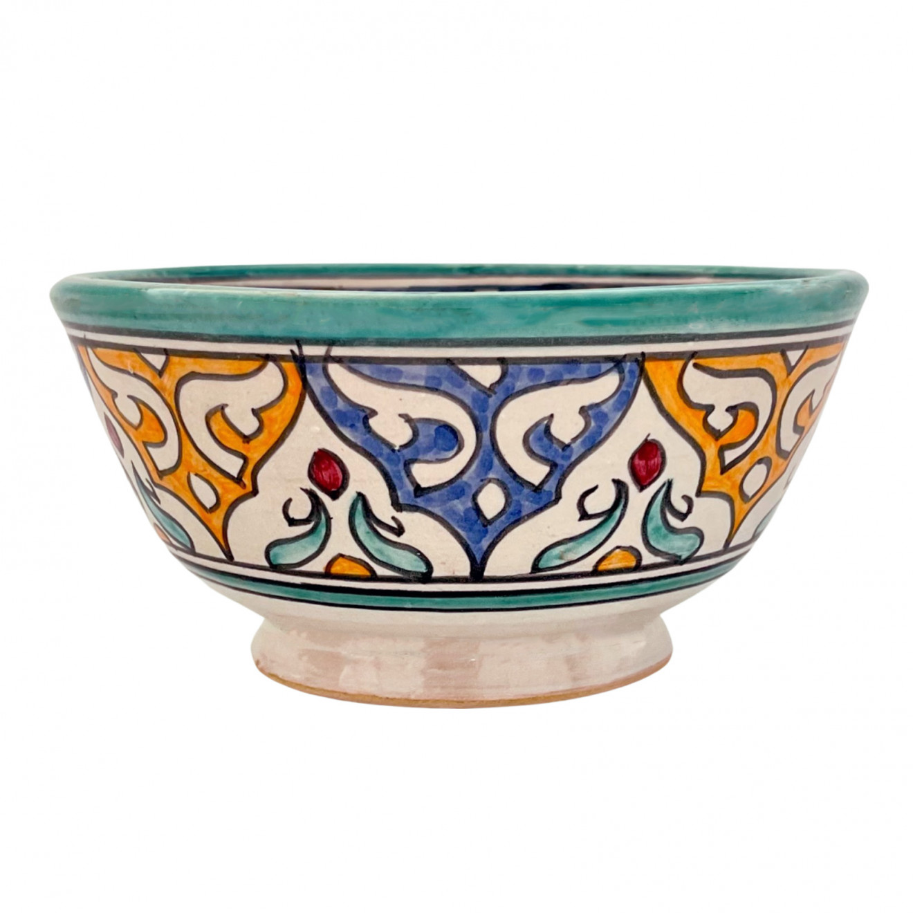 Keramik Schüssel aus Marokko FES-062 Ø17cm