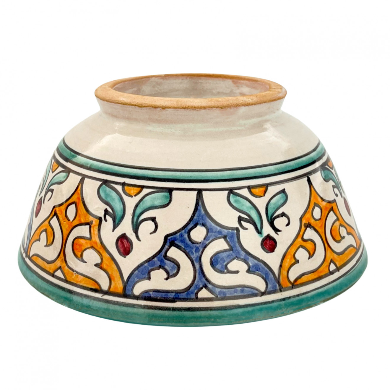 Keramik Schüssel aus Marokko FES-062 Ø17cm