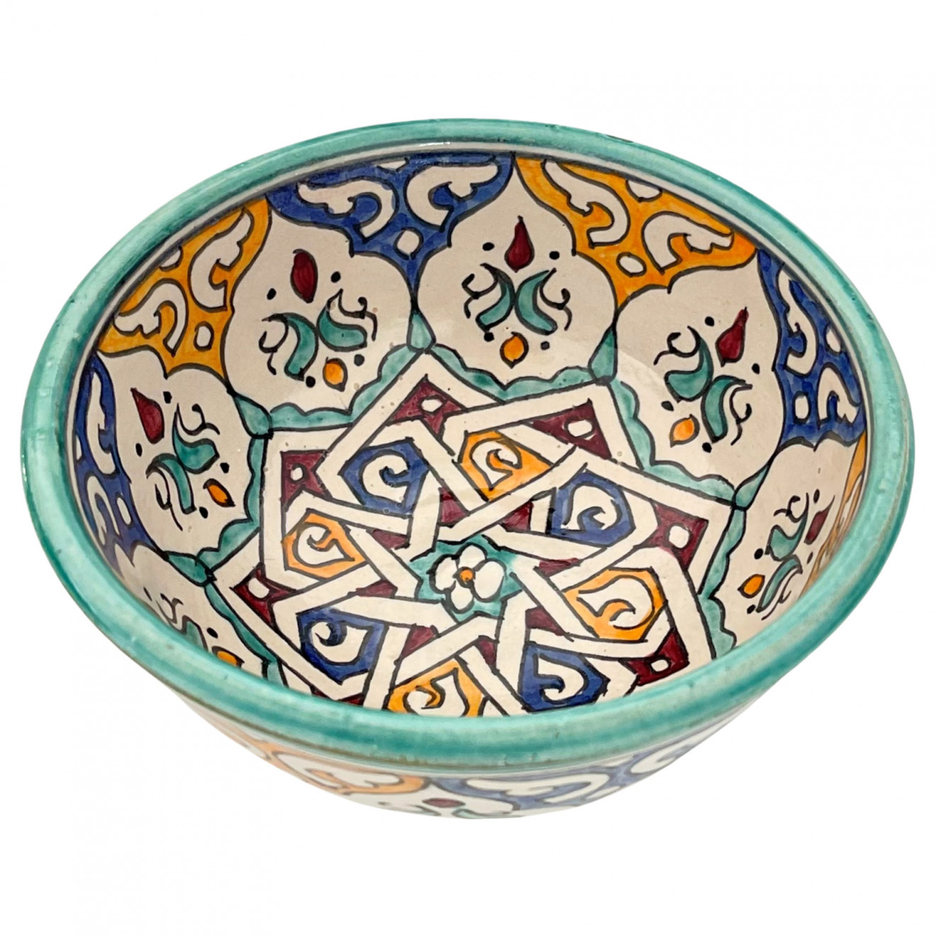 Keramik Schüssel aus Marokko FES-062 Ø17cm