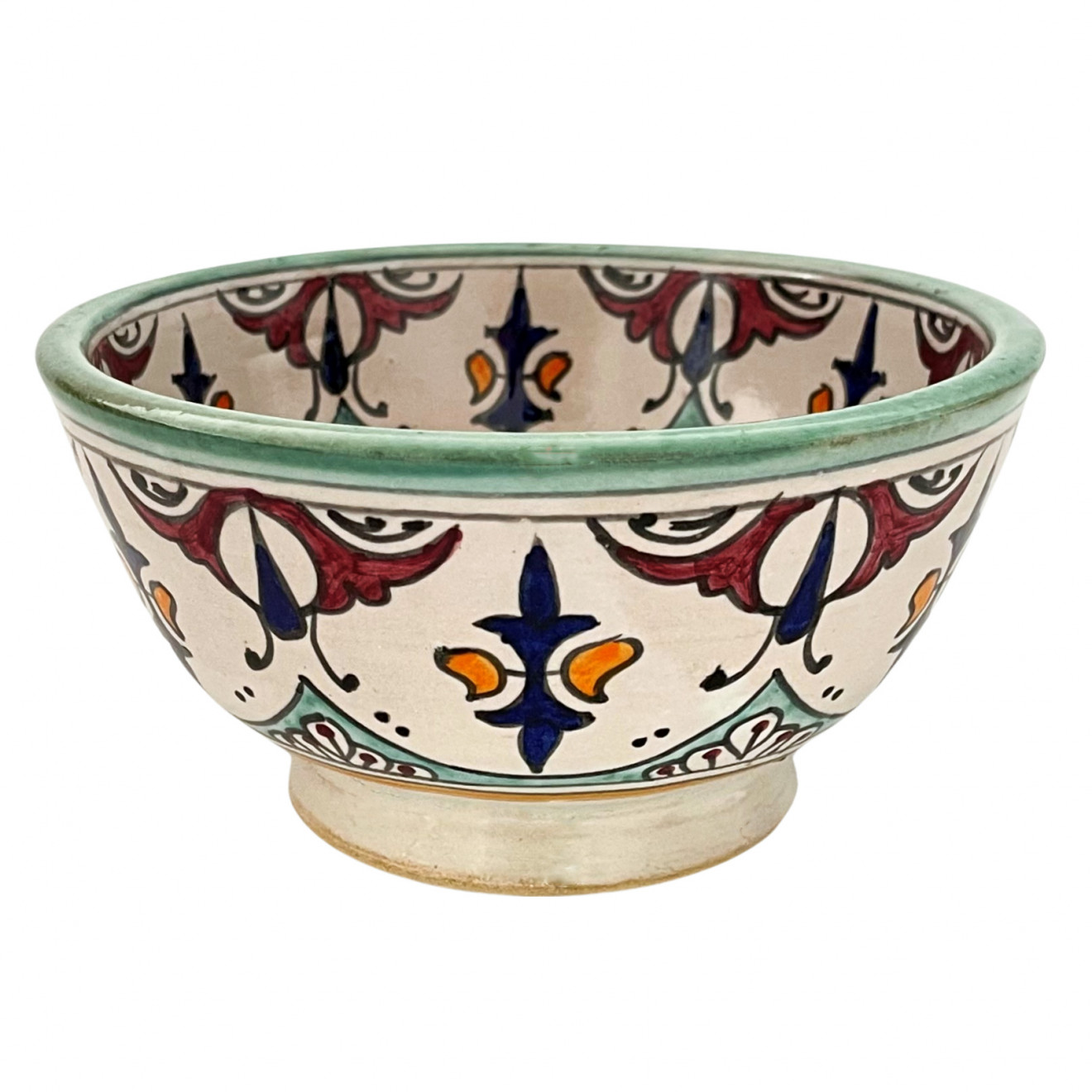 Marokkanische Schüssel aus Keramik FES-065 Ø16cm
