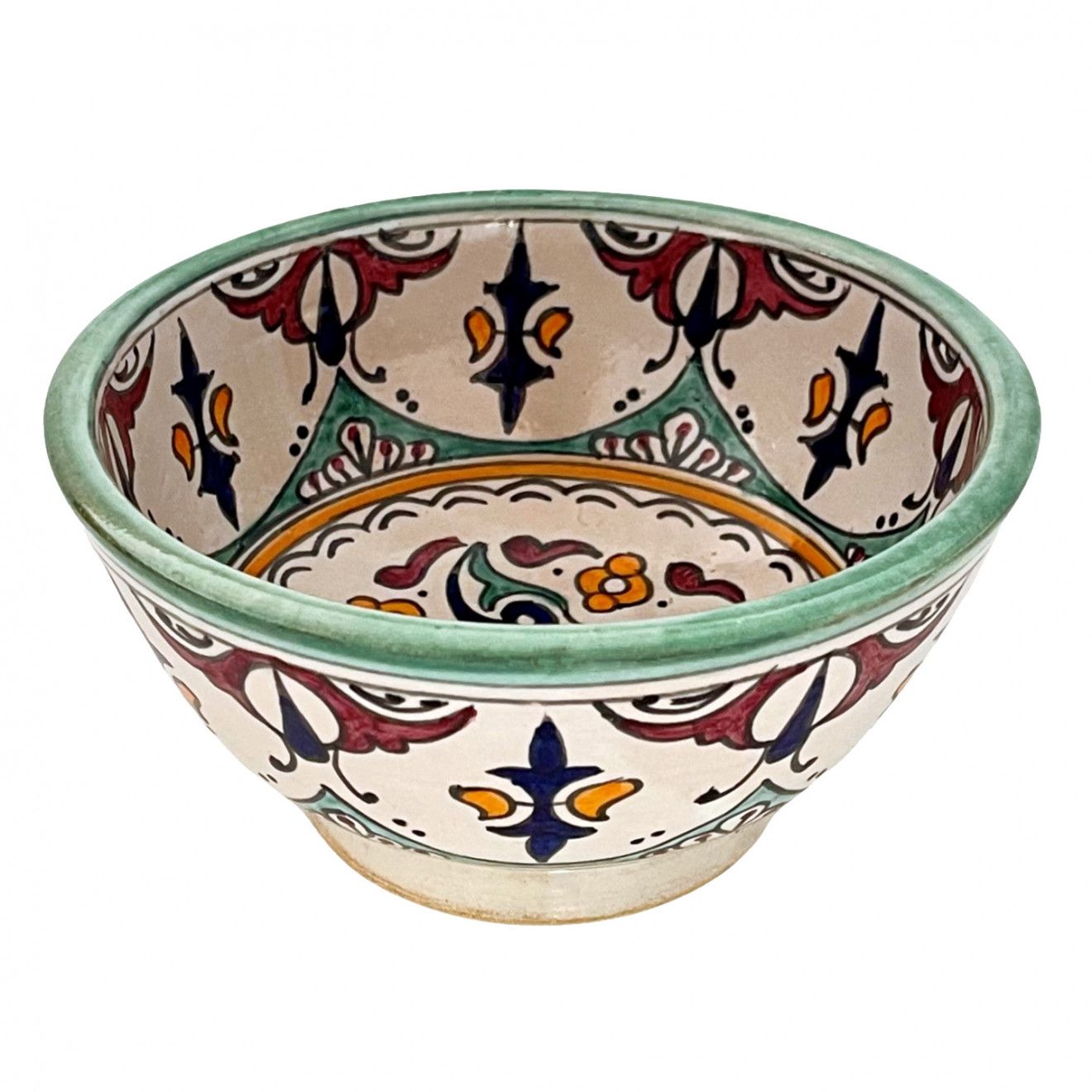 Marokkanische Schüssel aus Keramik FES-065 Ø16cm