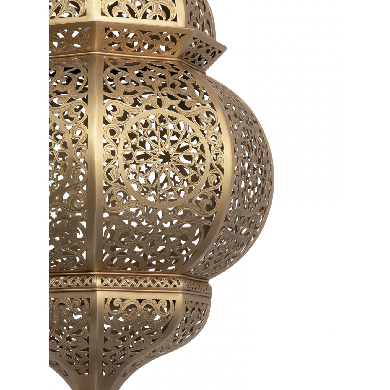 Marokkanische Hängelampe aus Messing EMIRA