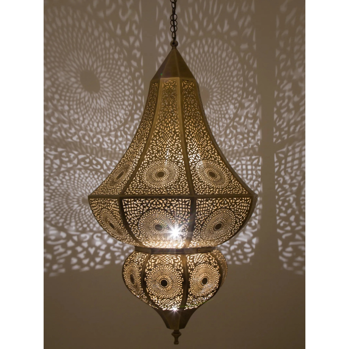 Orientalische Hängelampe Messing DALIA