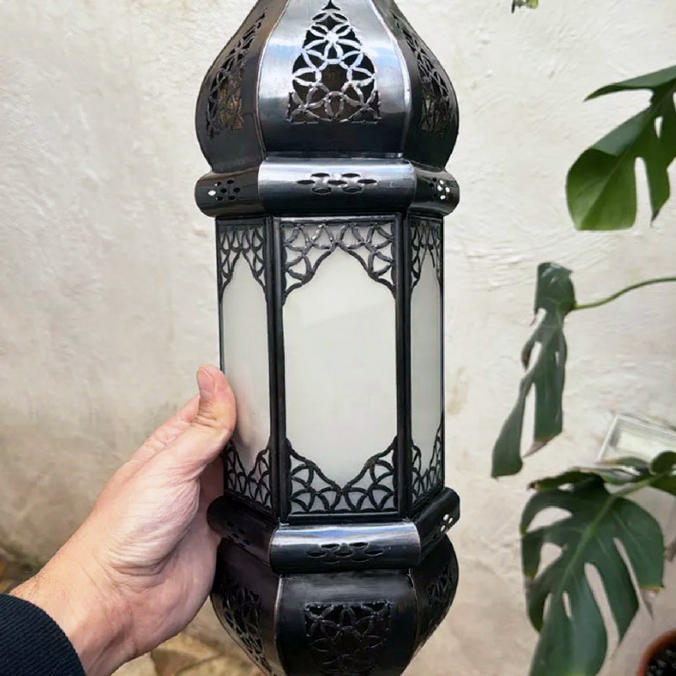 Marokkanische Wandleuchte SULTANIA Weiß