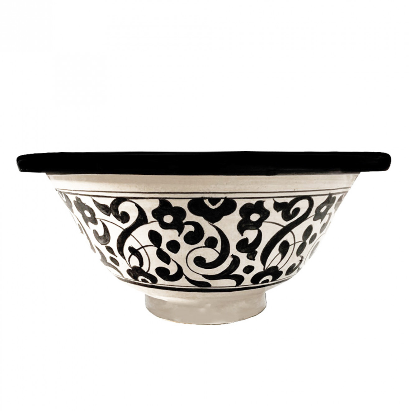 Handbemaltes Waschbecken aus Marokko SW5