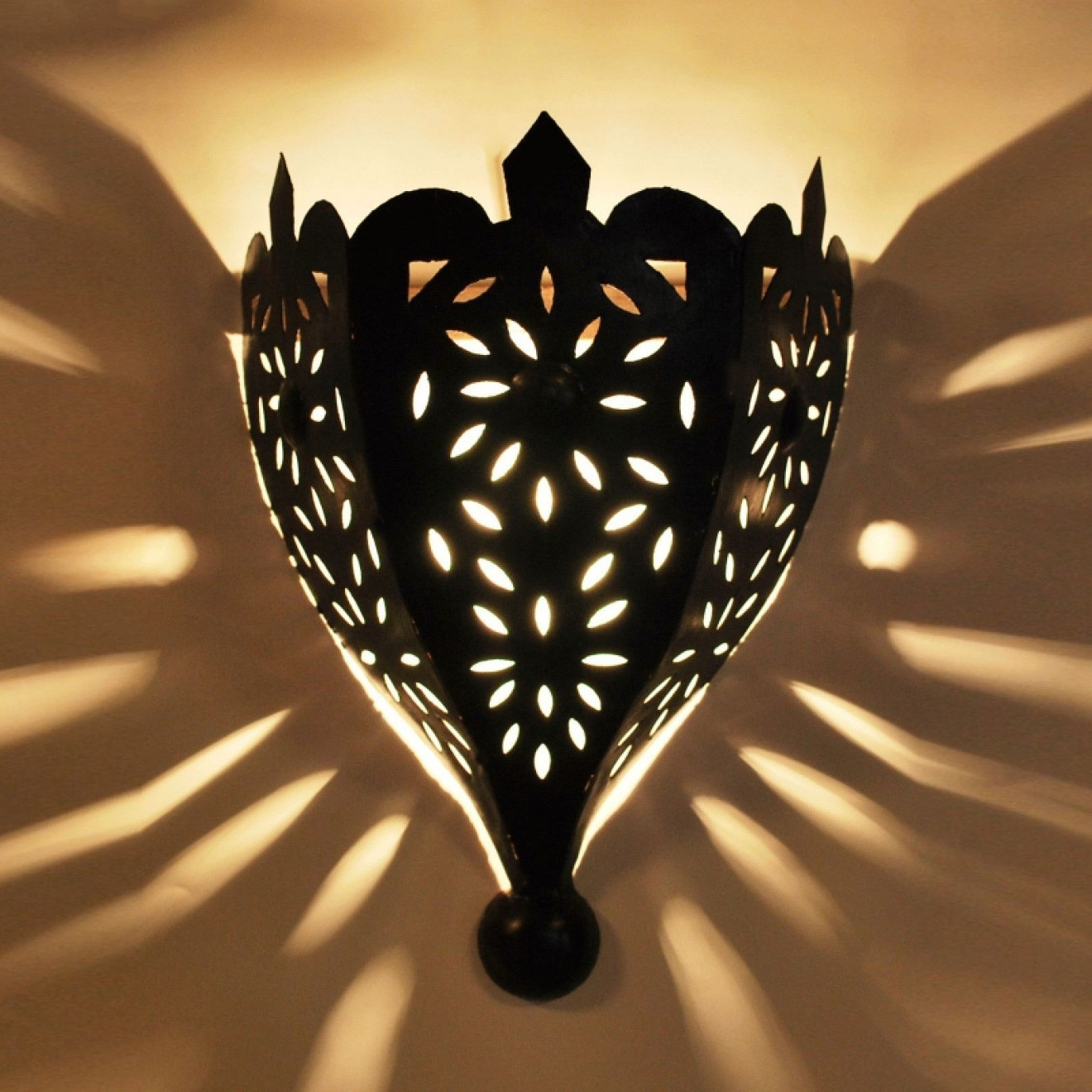 Orientalische Eisen Wandleuchte TOBGA