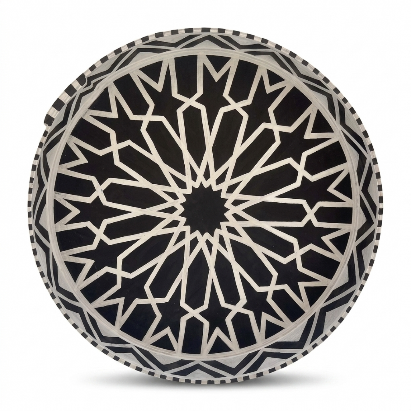 Marokkanischer Beistelltisch rund JEFNA D50 cm
