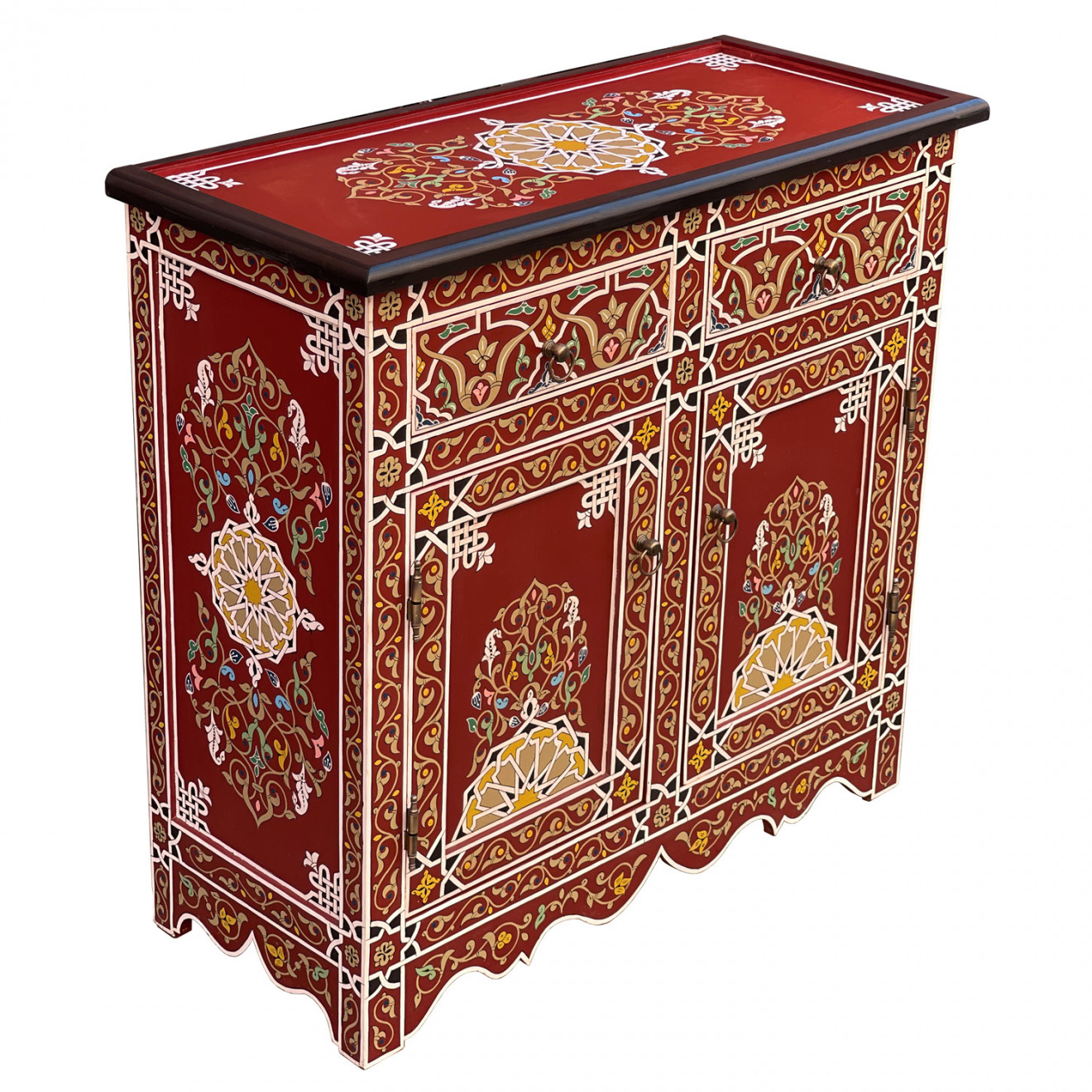 Orientalische handbemalte Kommode AKBAR