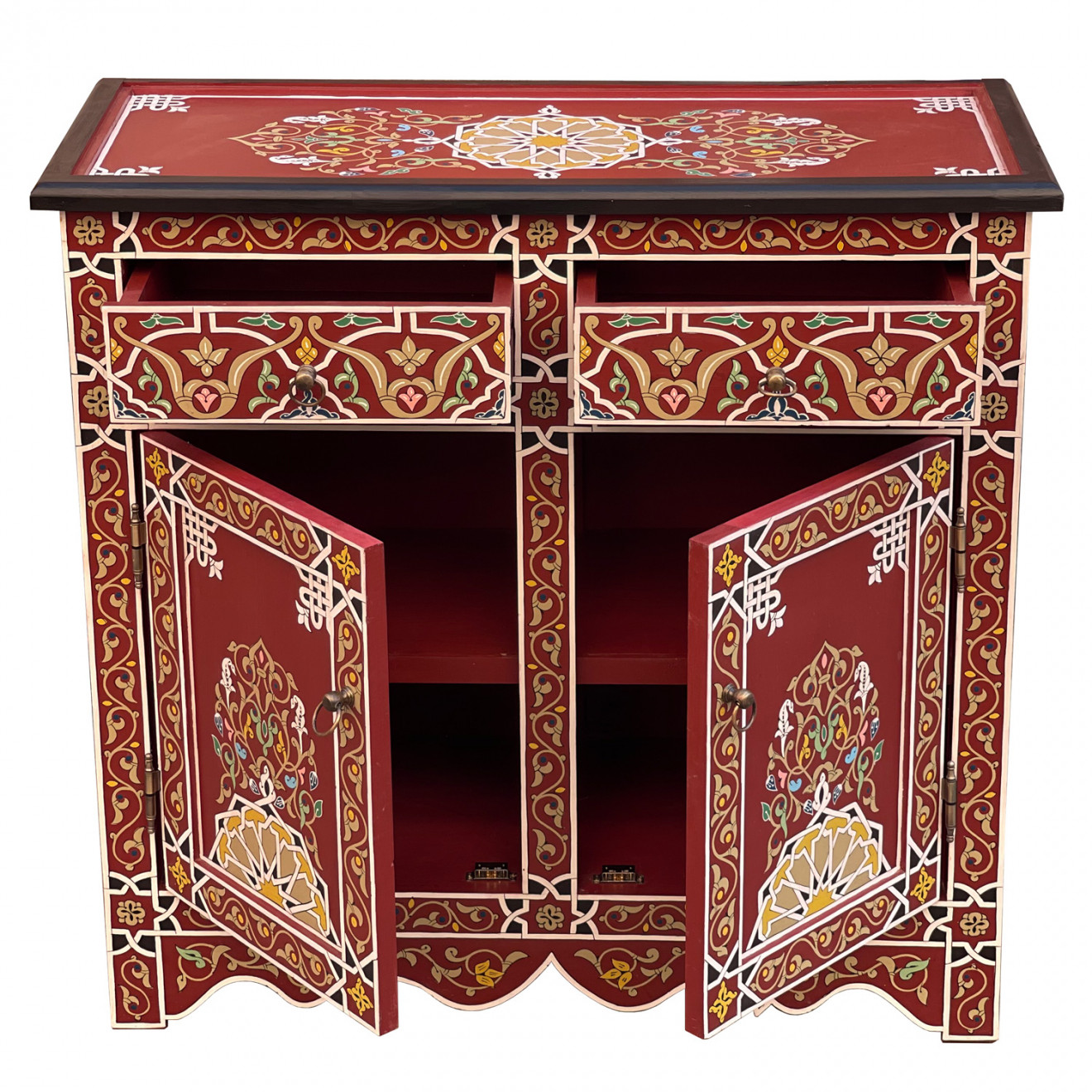 Orientalische handbemalte Kommode AKBAR