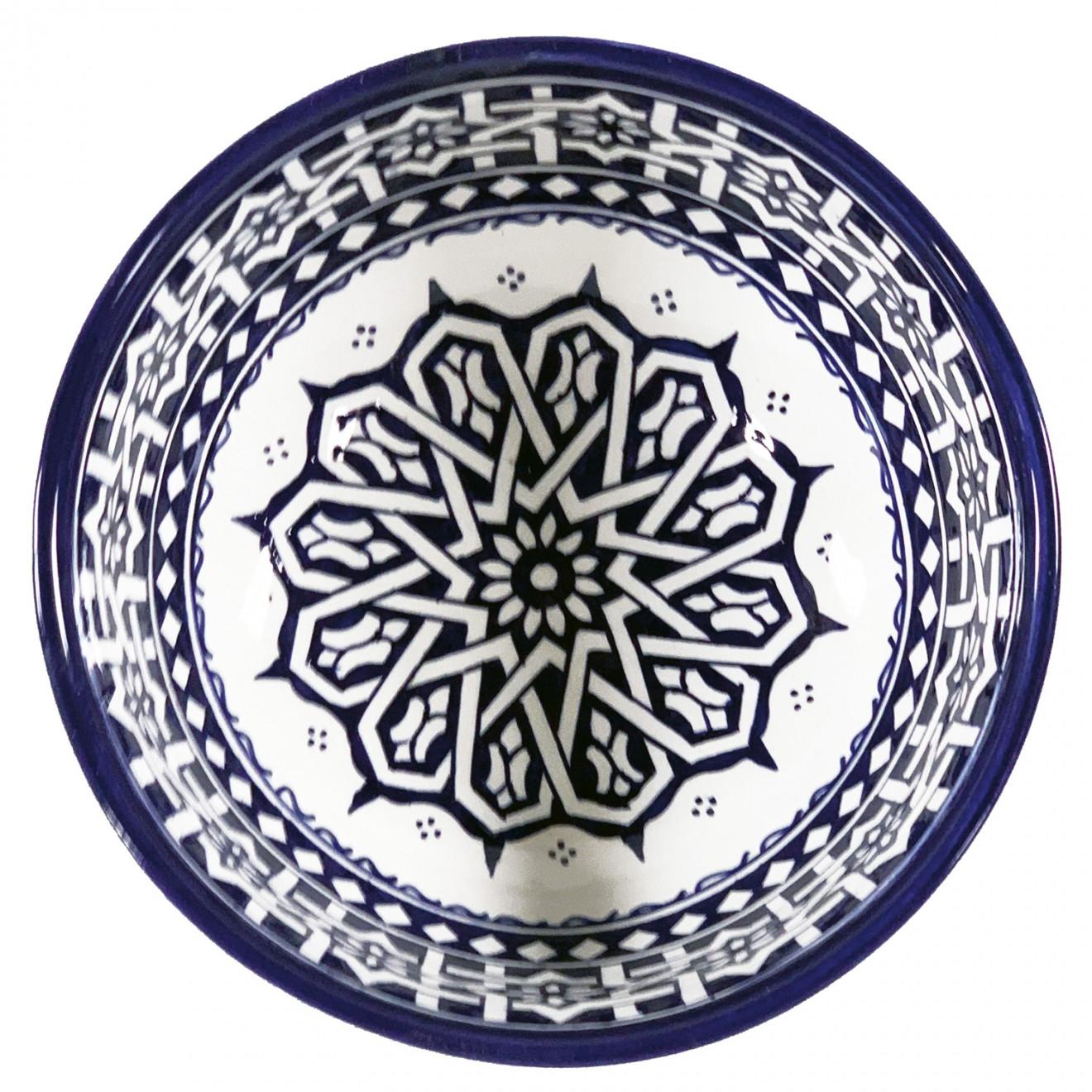 Marokkanische Keramik Schale FES-BW-I Ø20cm