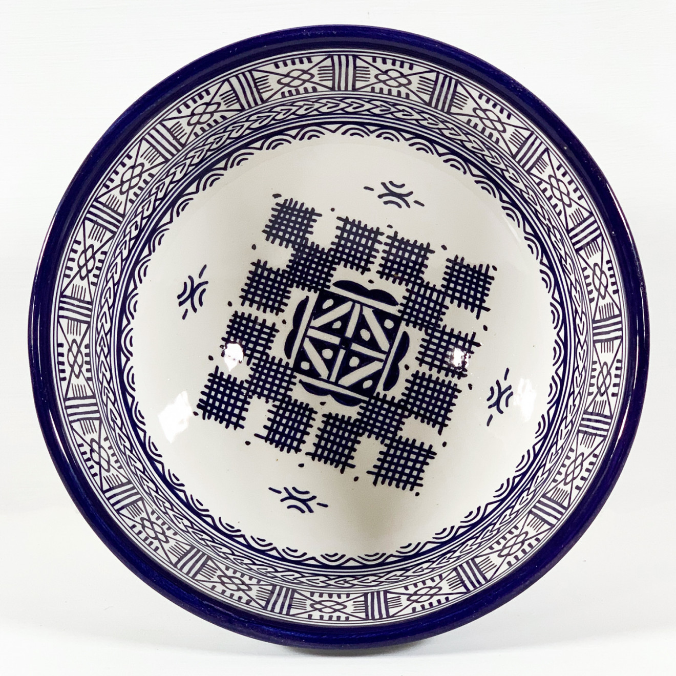 Marokkanische Schüssel FES-BW-II Ø20cm