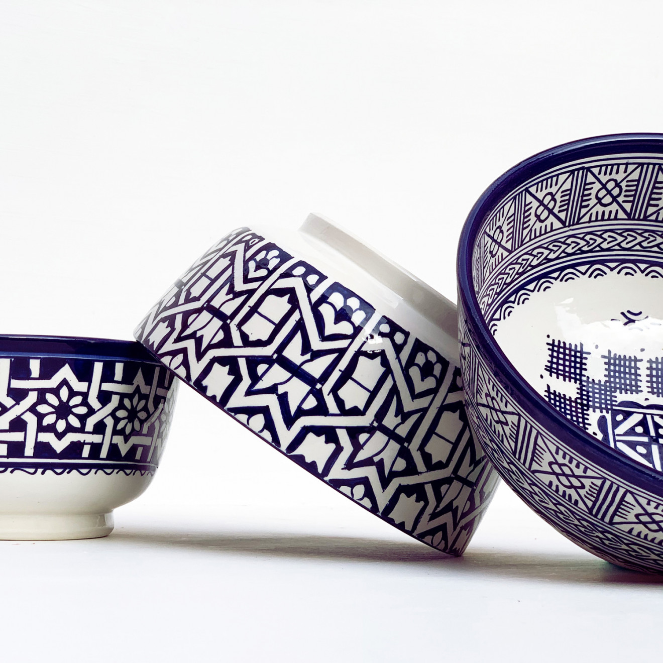 Marokkanische Keramikschale FES-BW-III Ø20cm