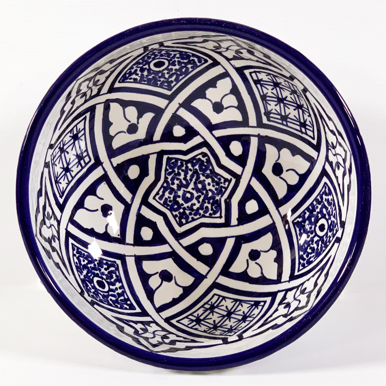 Marokkanische Keramikschale FES-BW-III Ø20cm