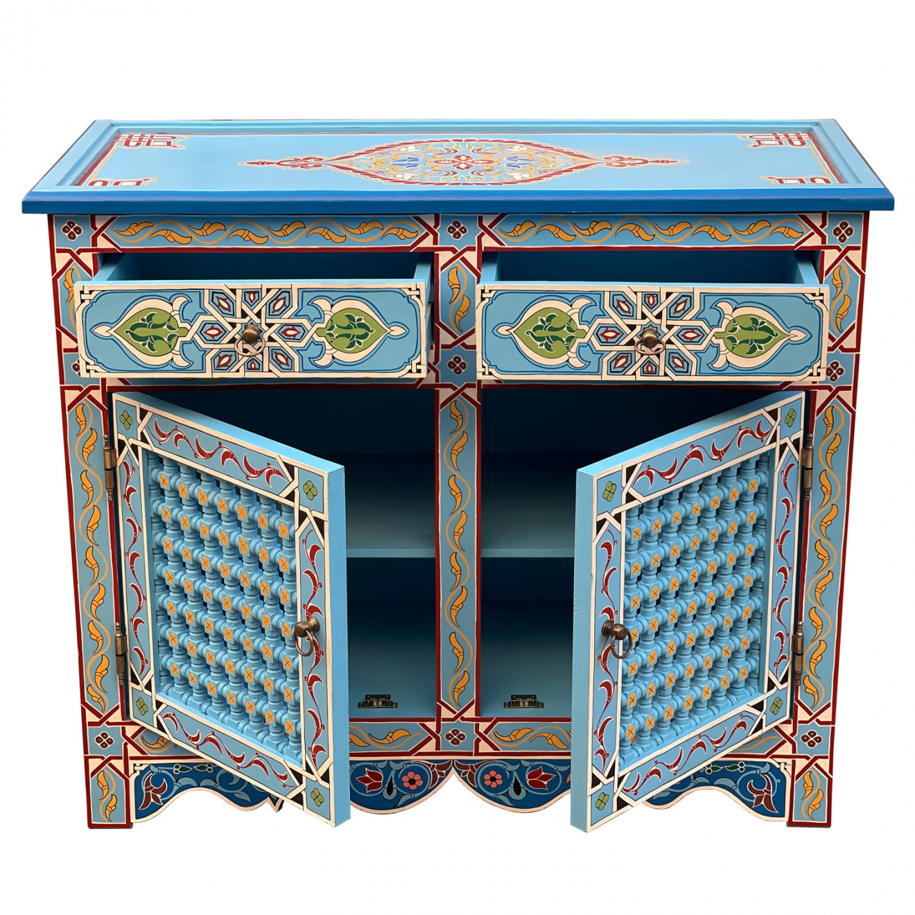Bunte Kommode handbemalt DAYAN