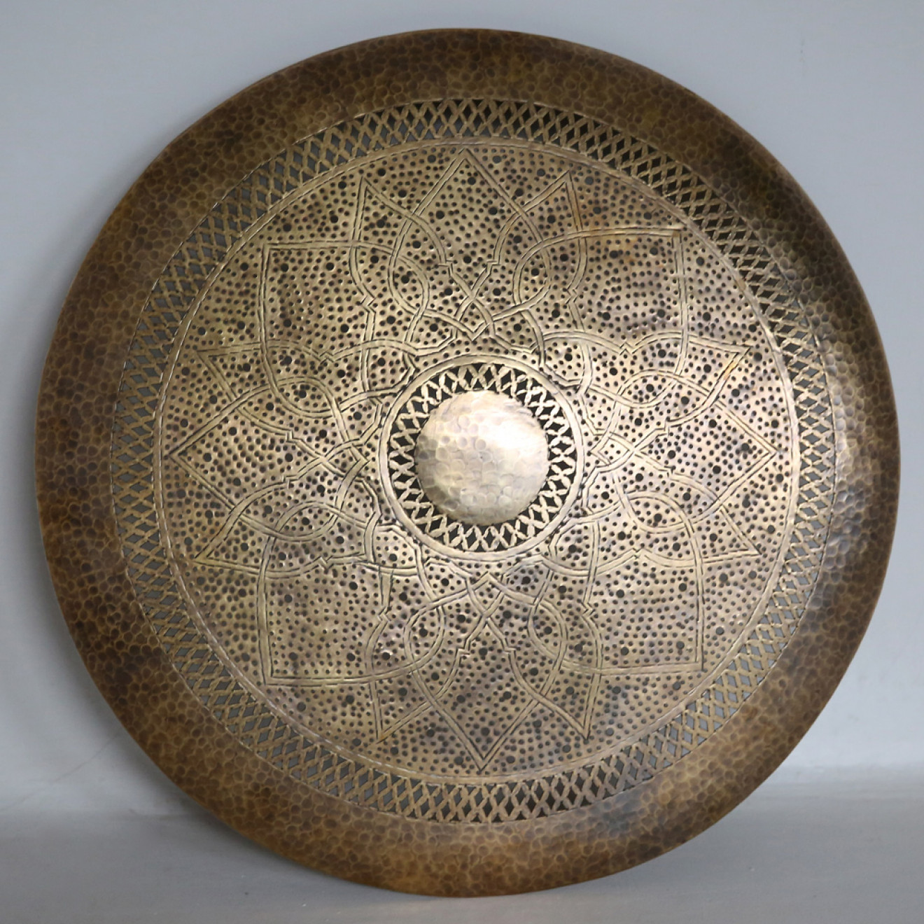 Orientalische Wandlampe Dora-Zwak-L aus Messing D60cm