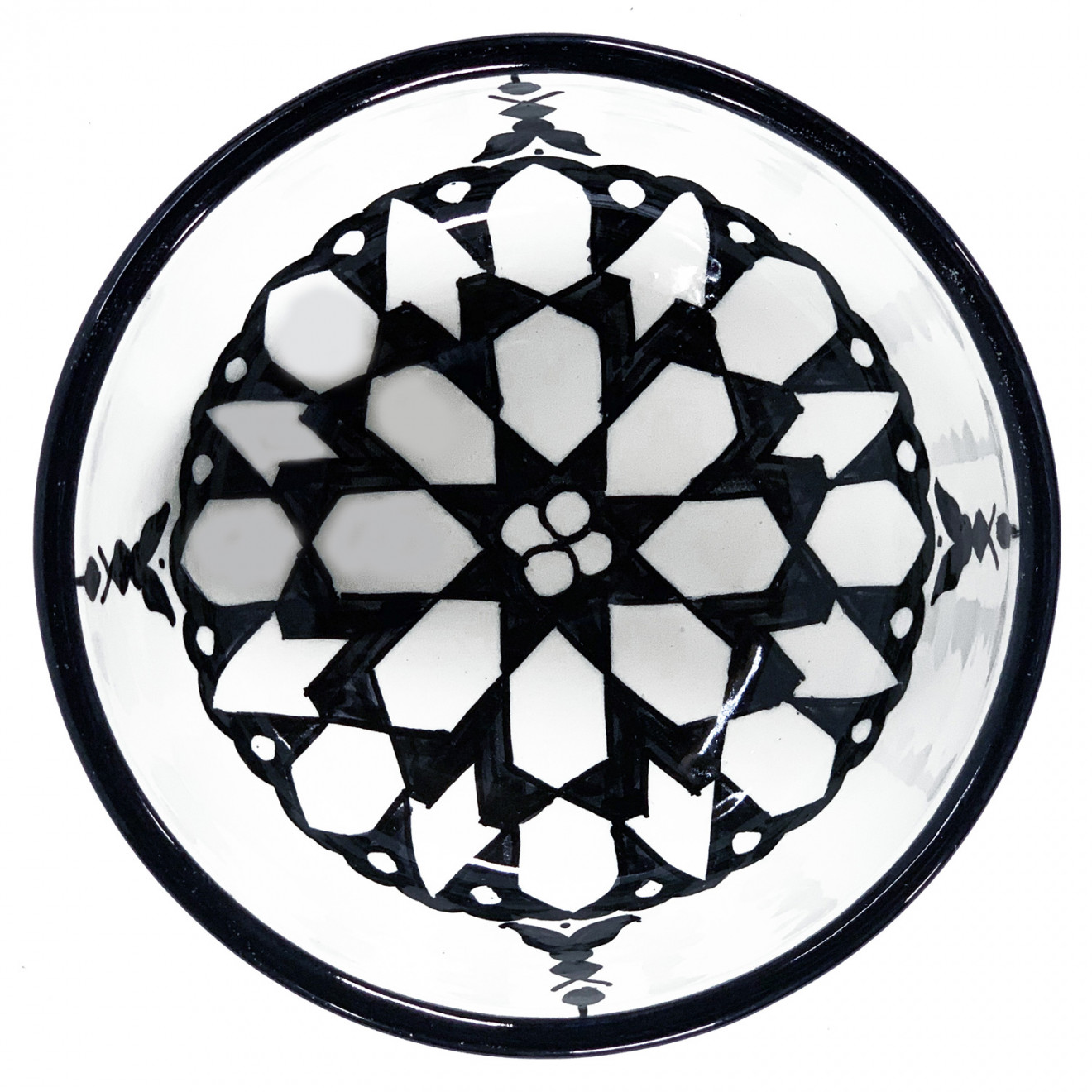 Keramikschale aus Marokko FES-SW04 Ø 18cm