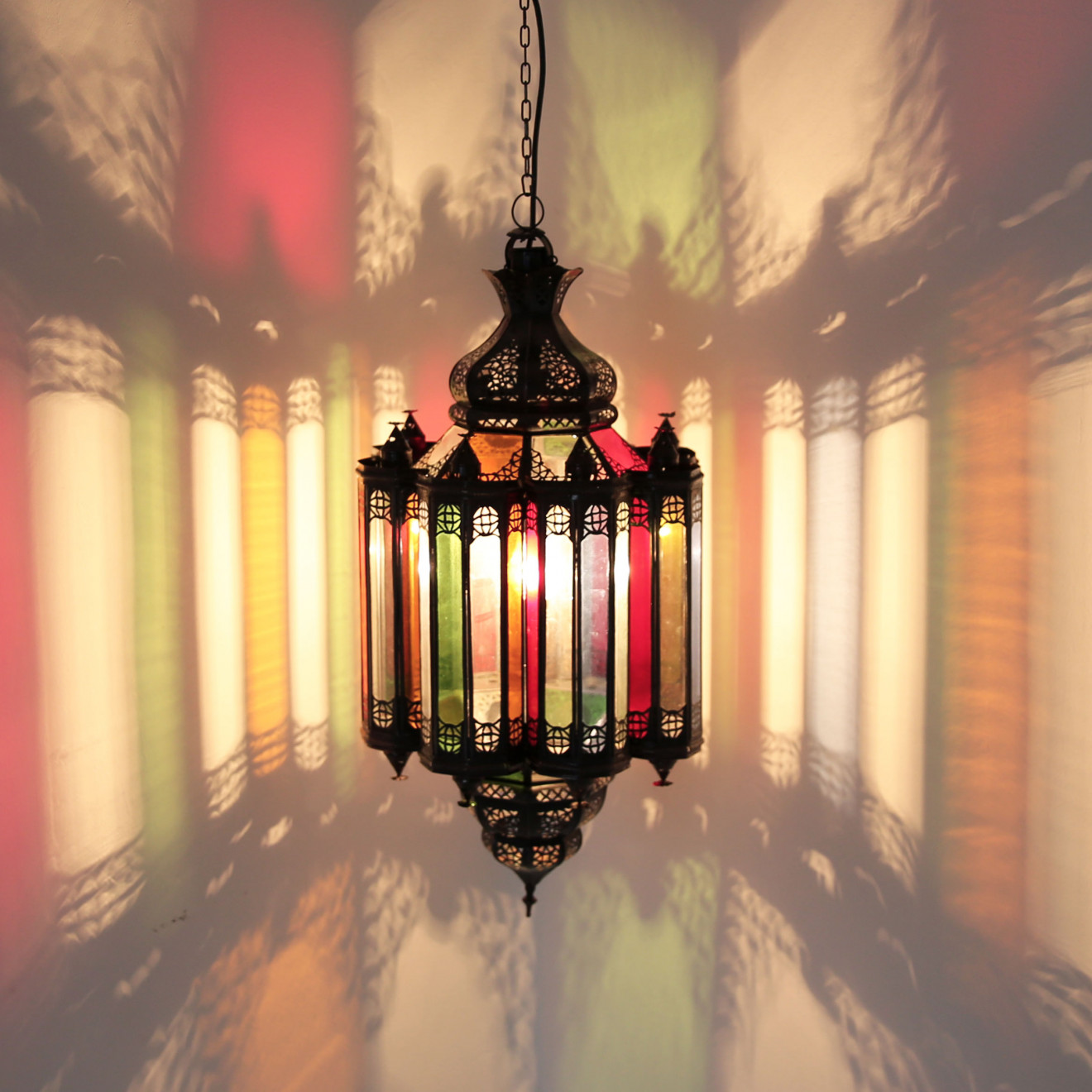 Orientalische Hängeleuchte FATINE H70cm