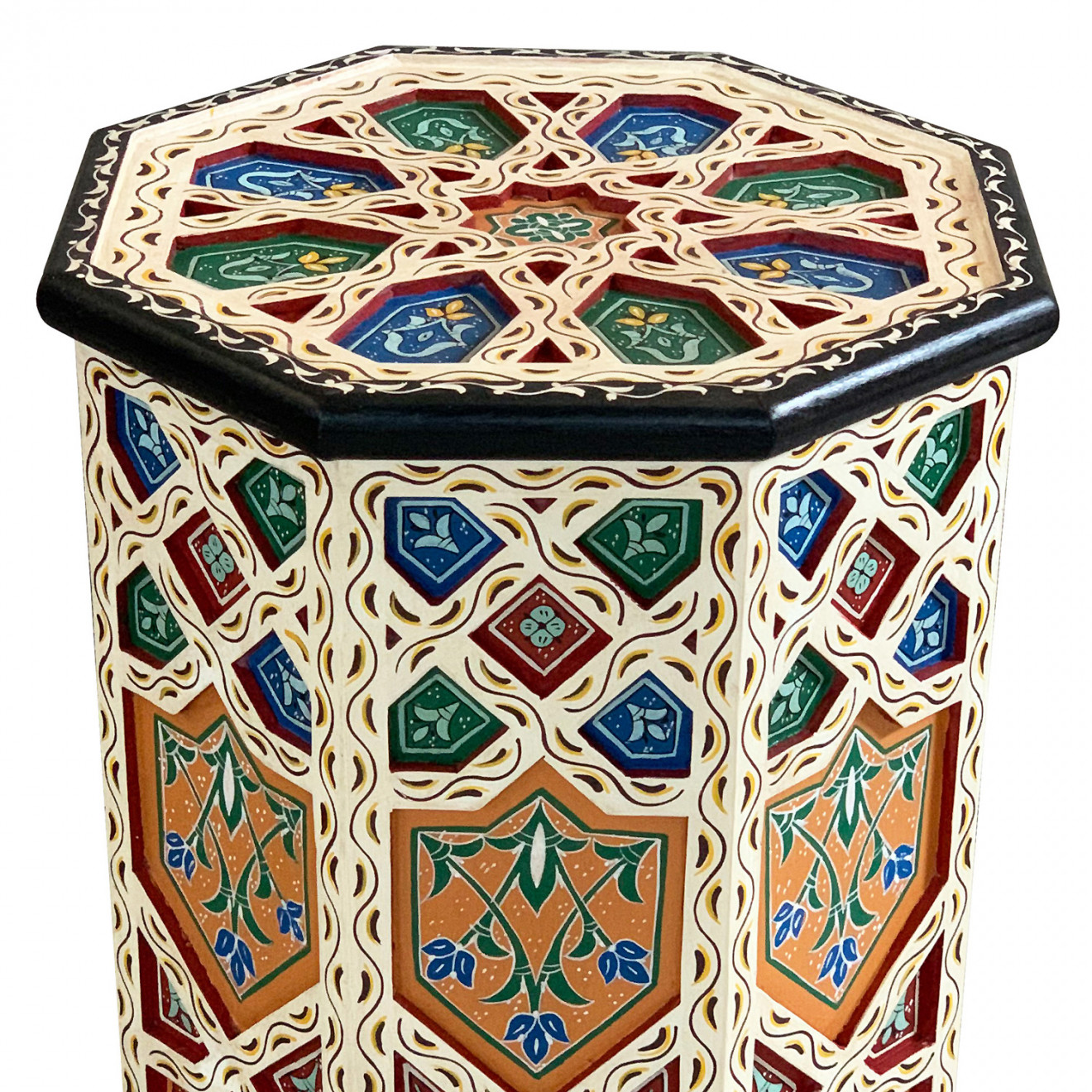 Marokkanischer bunter Beistelltisch ALIYA