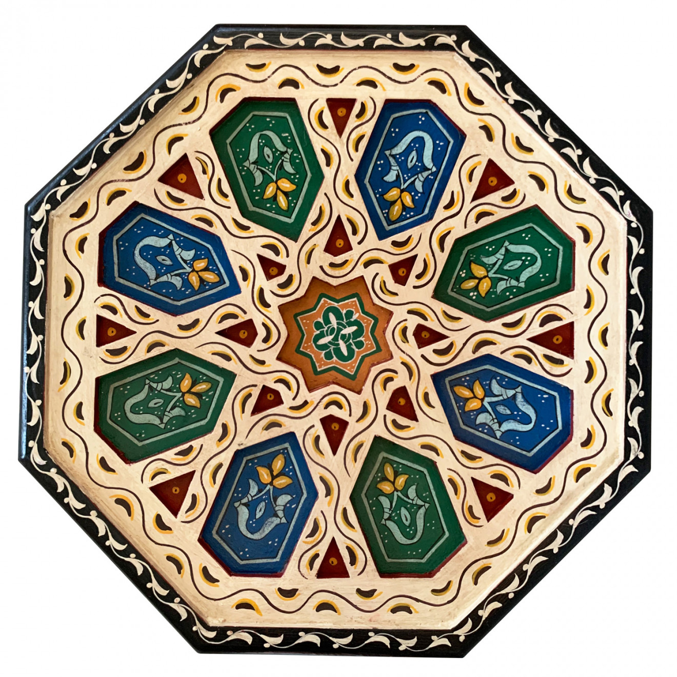 Marokkanischer bunter Beistelltisch ALIYA