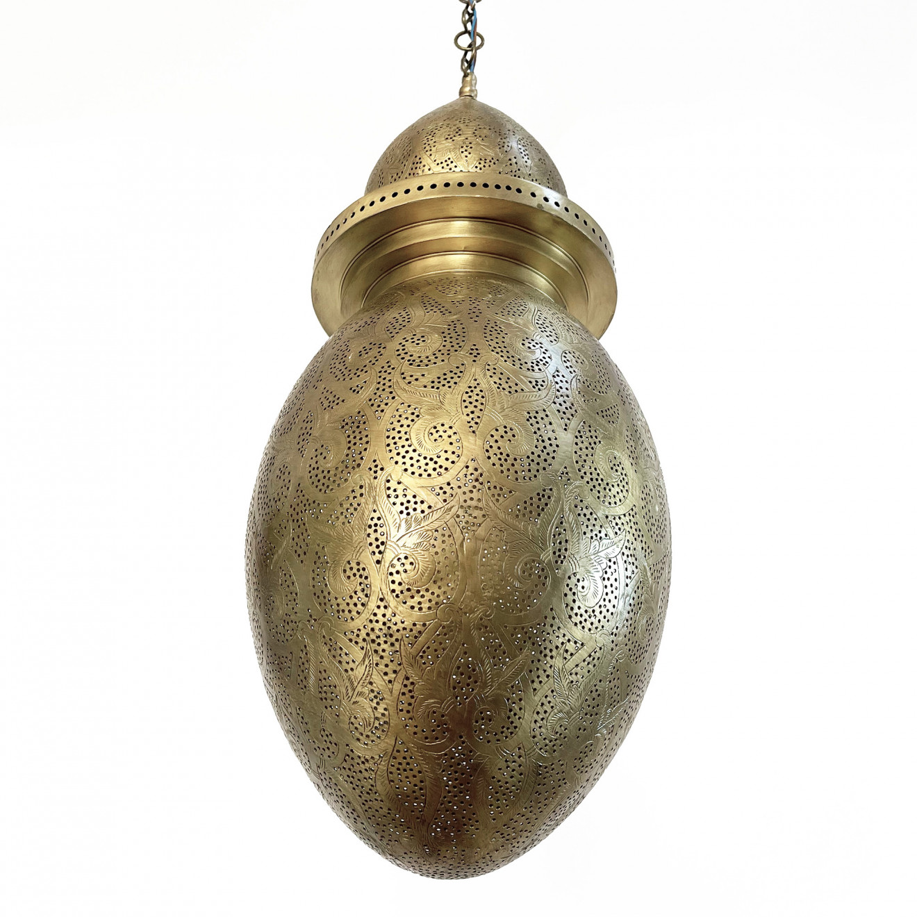 Marokkanische Messing- Pendelleuchte LIORA H70cm