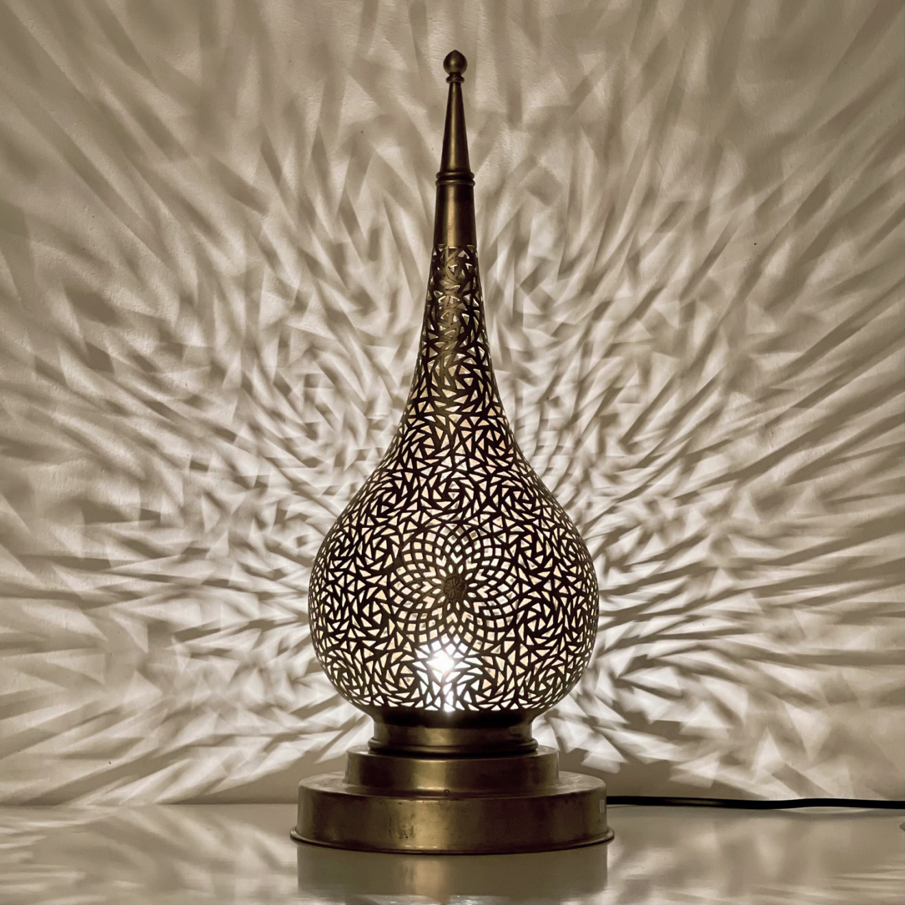 Marokkanische Messing Stehleuchte MIYA L