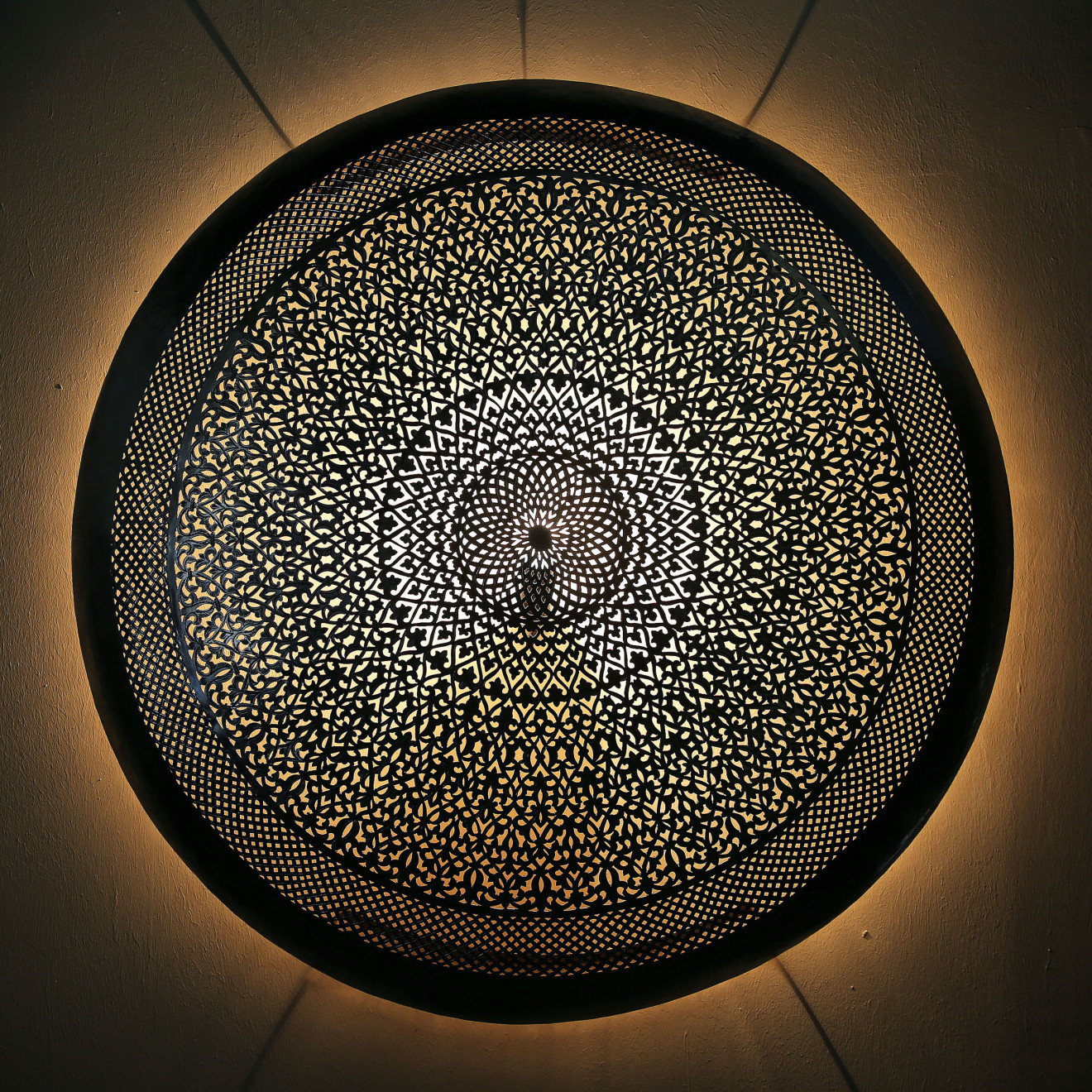 Orientalische Messing Wandleuchte