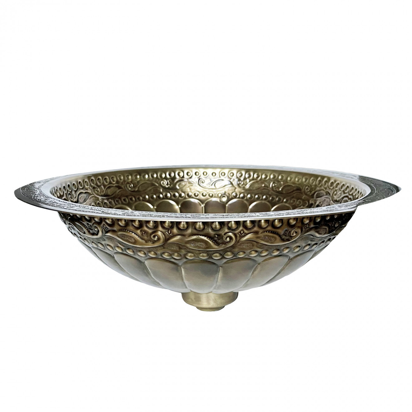 Runde Messing Waschschüssel MS-4