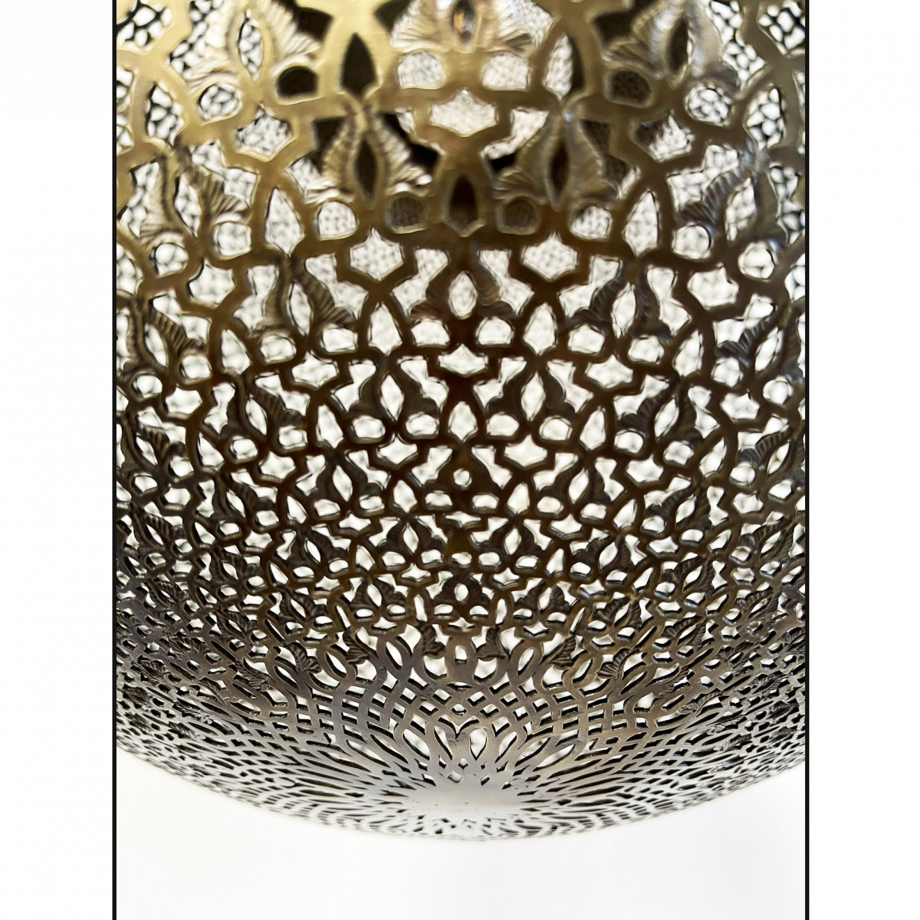 Marokkanische Kugel - Leuchte NURIA aus Messing