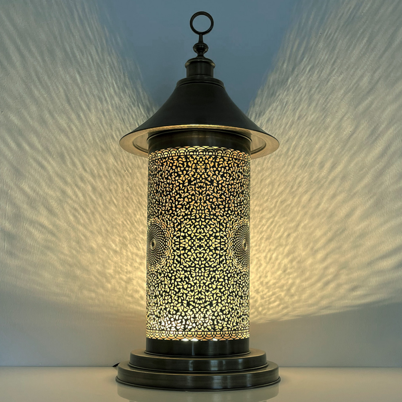 Marokkanische Messing Stehleuchte NADIRA