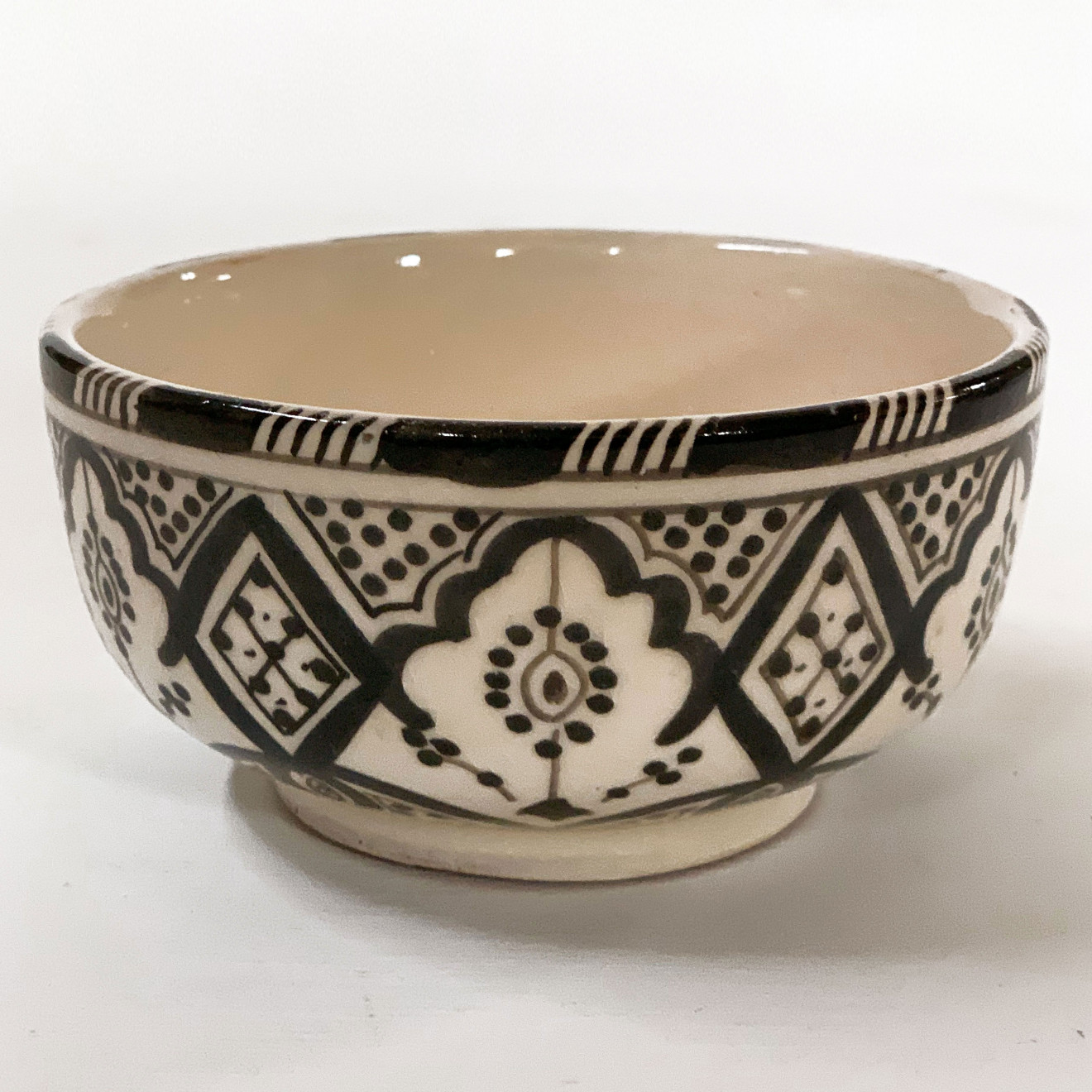 Keramikschale SAFI-SAR02 schwarz-weiß Ø 12 cm