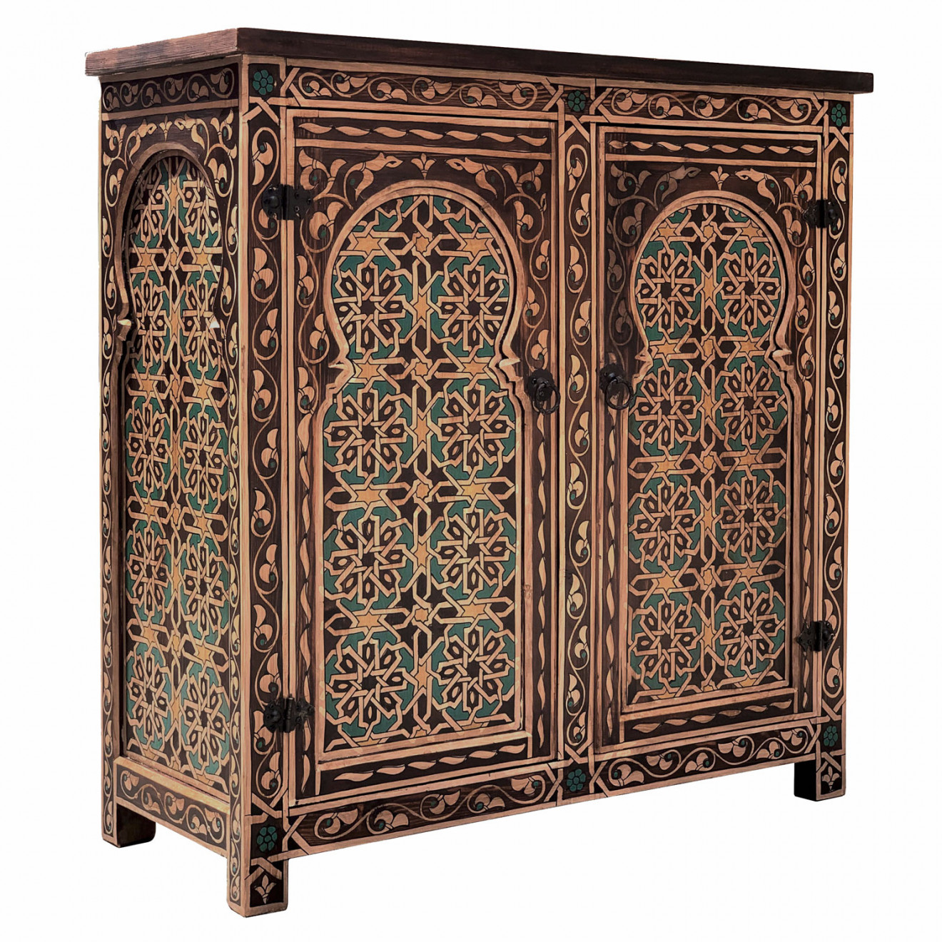 Orientalische Kommode handbemalt SANSIBAR