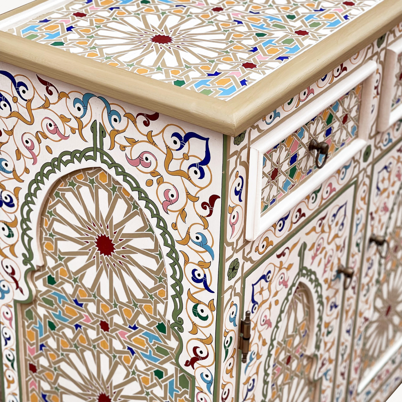 Bunte orientalische Kommode TALAYA