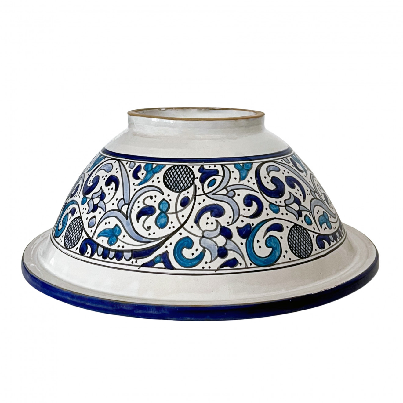 Handbemaltes Keramik Waschschüssel TM23