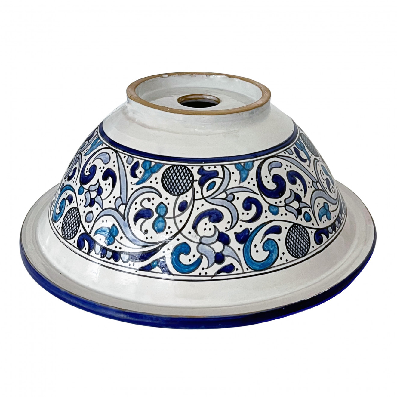 Handbemaltes Keramik Waschschüssel TM23