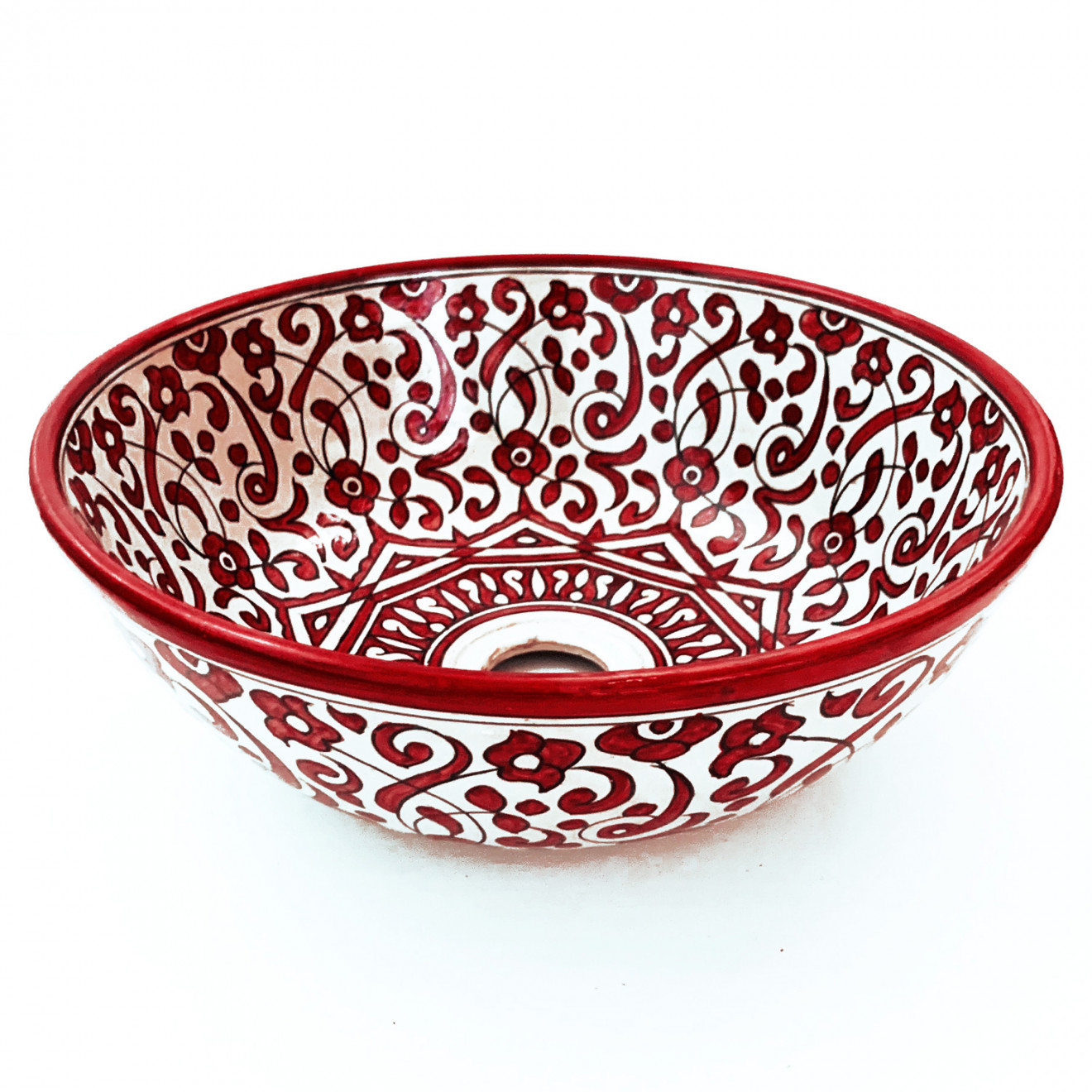 Marokkanische handbemalte Waschschüssel TRW
